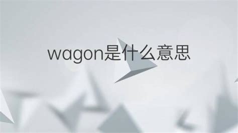 wagons意思